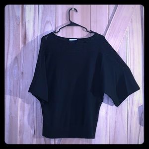 Dolman short sleeve lightweight sweater